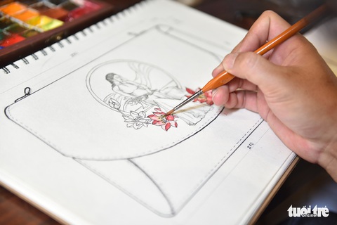 Túi da handmade chạm khắc tiền triệu làm quà dịp 8-3 - Ảnh 4. Túi da handmade chạm khắc tiền triệu làm quà dịp 8-3 - Ảnh 4.
