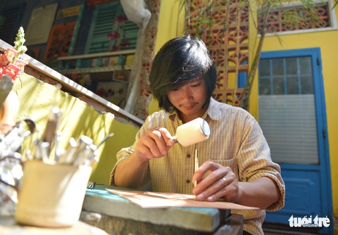 Túi da handmade chạm khắc tiền triệu làm quà dịp 8-3 - Ảnh 3. Túi da handmade chạm khắc tiền triệu làm quà dịp 8-3 - Ảnh 3.