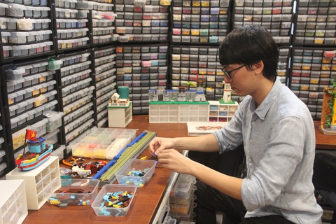 Đình chùa, đường phố Việt Nam được tái hiện độc đáo bằng lego - Ảnh 5. Đình chùa, đường phố Việt Nam được tái hiện độc đáo bằng lego - Ảnh 5.