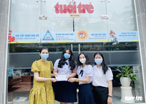 Học sinh, sinh viên ĐH Sài Gòn hưởng ứng Cùng Tuổi Trẻ góp vắc xin COVID-19 - Ảnh 1. Học sinh, sinh viên ĐH Sài Gòn hưởng ứng Cùng Tuổi Trẻ góp vắc xin COVID-19 - Ảnh 1.