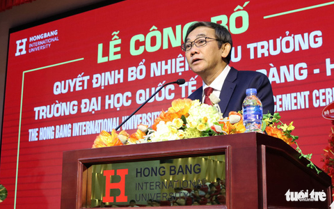 PGS.TS Hồ Thanh Phong thôi làm hiệu trưởng Trường ĐH Quốc tế Hồng Bàng - Ảnh 1. PGS.TS Hồ Thanh Phong thôi làm hiệu trưởng Trường ĐH Quốc tế Hồng Bàng - Ảnh 1.