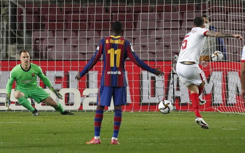 Hạ Sevilla trong hiệp phụ, Barcelona vào chung kết Cúp Nhà vua - Ảnh 2. Hạ Sevilla trong hiệp phụ, Barcelona vào chung kết Cúp Nhà vua - Ảnh 2.