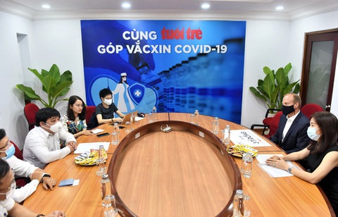 Doanh nghiệp nước ngoài đầu tiên ủng hộ 3 tỉ đồng Cùng Tuổi Trẻ góp vắc xin COVID-19 - Ảnh 1. Doanh nghiệp nước ngoài đầu tiên ủng hộ 3 tỉ đồng Cùng Tuổi Trẻ góp vắc xin COVID-19 - Ảnh 1.