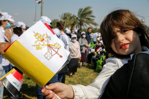 Giáo hoàng Francis đến thăm Iraq - Ảnh 7. Giáo hoàng Francis đến thăm Iraq - Ảnh 7.
