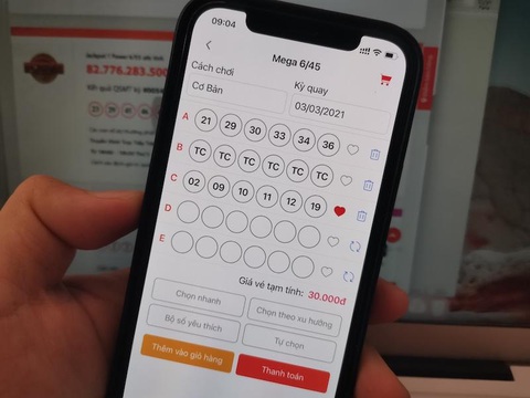Làm sao để săn được Jackpot hơn 85 tỉ đồng của Vietlott qua điện thoại - Ảnh 2. Làm sao để săn được Jackpot hơn 85 tỉ đồng của Vietlott qua điện thoại - Ảnh 2.