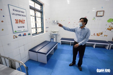 Điểm tiêm vắc xin ngừa COVID-19 ở Hải Dương trước giờ G - Ảnh 7. Điểm tiêm vắc xin ngừa COVID-19 ở Hải Dương trước giờ G - Ảnh 7.