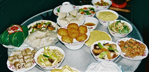 Nhớ cỗ chay chùa Phụng Thánh - Ảnh 1. Nhớ cỗ chay chùa Phụng Thánh - Ảnh 1.