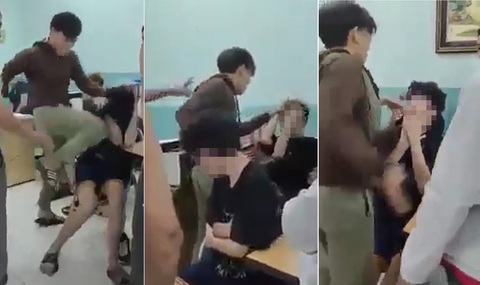 Công an vào cuộc điều tra vụ bảo vệ dân phố đánh 2 thiếu niên ở trường Nguyễn Văn Tố - Ảnh 3. Công an vào cuộc điều tra vụ bảo vệ dân phố đánh 2 thiếu niên ở trường Nguyễn Văn Tố - Ảnh 3.
