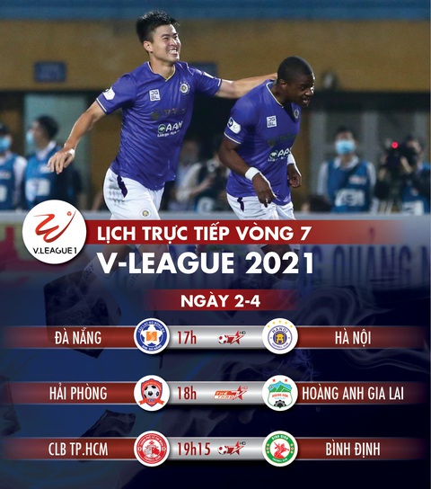 Lịch trực tiếp vòng 7 V-League 2021: Hải Phòng gặp HAGL, Đà Nẵng đụng Hà Nội - Ảnh 1. Lịch trực tiếp vòng 7 V-League 2021: Hải Phòng gặp HAGL, Đà Nẵng đụng Hà Nội - Ảnh 1.