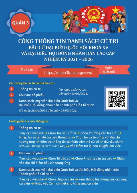 Ngồi nhà dùng mã QR kiểm tra danh sách cử tri niêm yết - Ảnh 3. Ngồi nhà dùng mã QR kiểm tra danh sách cử tri niêm yết - Ảnh 3.