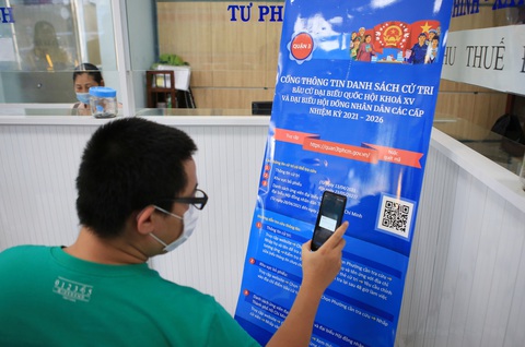 Ngồi nhà dùng mã QR kiểm tra danh sách cử tri niêm yết - Ảnh 4. Ngồi nhà dùng mã QR kiểm tra danh sách cử tri niêm yết - Ảnh 4.