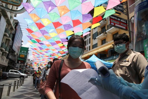 Thái Lan xem xét phong tỏa một phần thủ đô Bangkok - Ảnh 1. Thái Lan xem xét phong tỏa một phần thủ đô Bangkok - Ảnh 1.