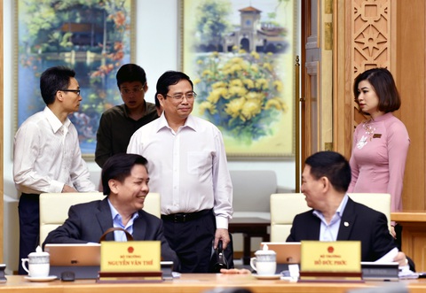 Chùm ảnh Thủ tướng Phạm Minh Chính chủ trì phiên họp Chính phủ - Ảnh 6. Chùm ảnh Thủ tướng Phạm Minh Chính chủ trì phiên họp Chính phủ - Ảnh 6.