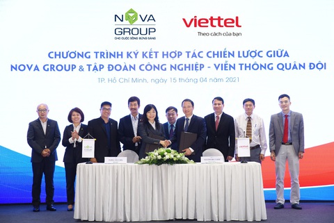 NovaGroup cùng Viettel hợp tác chiến lược trong chuyển đổi số - Ảnh 1. NovaGroup cùng Viettel hợp tác chiến lược trong chuyển đổi số - Ảnh 1.