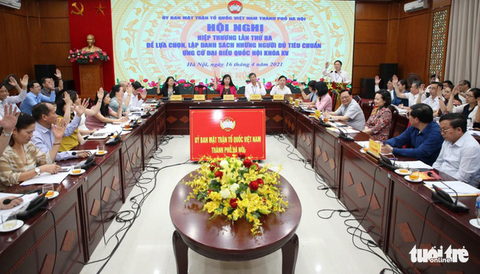 Hà Nội hiệp thương còn 36 ứng viên đại biểu Quốc hội - Ảnh 1. Hà Nội hiệp thương còn 36 ứng viên đại biểu Quốc hội - Ảnh 1.