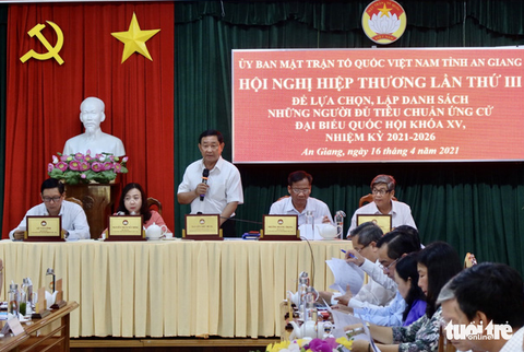 An Giang: 3 người xin rút và 1 luật sư không đủ điều kiện tự ứng cử đại biểu Quốc hội - Ảnh 1. An Giang: 3 người xin rút và 1 luật sư không đủ điều kiện tự ứng cử đại biểu Quốc hội - Ảnh 1.