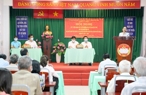 100% cử tri tín nhiệm bà Nguyễn Thị Lệ ứng cử đại biểu Quốc hội và HĐND TP.HCM - Ảnh 1. 100% cử tri tín nhiệm bà Nguyễn Thị Lệ ứng cử đại biểu Quốc hội và HĐND TP.HCM - Ảnh 1.