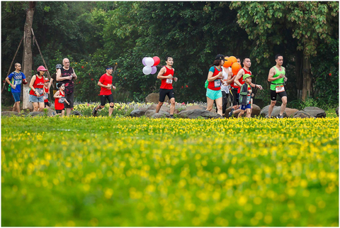 Cung đường chạy marathon đẹp như mơ tại Ecopark - Ảnh 1. Cung đường chạy marathon đẹp như mơ tại Ecopark - Ảnh 1.