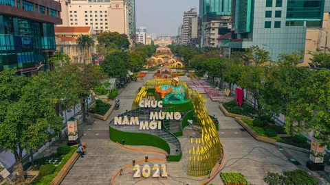 Thi tìm ý tưởng thiết kế cho Đường hoa Nguyễn Huệ Tết 2022 - Ảnh 1. Thi tìm ý tưởng thiết kế cho Đường hoa Nguyễn Huệ Tết 2022 - Ảnh 1.