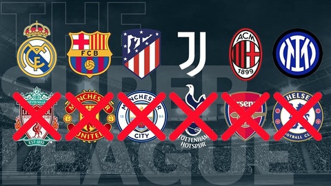 6 đại gia của Anh đồng loạt rút lui khỏi Super League - Ảnh 1. 6 đại gia của Anh đồng loạt rút lui khỏi Super League - Ảnh 1.