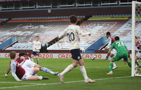 Thắng ngược Aston Villa, Man City tiến gần hơn đến ngôi vô địch - Ảnh 2. Thắng ngược Aston Villa, Man City tiến gần hơn đến ngôi vô địch - Ảnh 2.