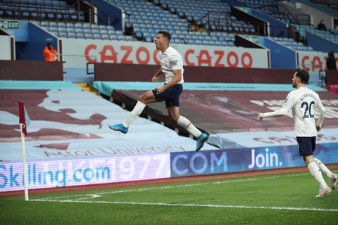 Thắng ngược Aston Villa, Man City tiến gần hơn đến ngôi vô địch - Ảnh 3. Thắng ngược Aston Villa, Man City tiến gần hơn đến ngôi vô địch - Ảnh 3.