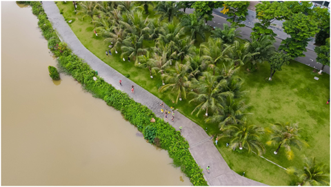 Chạy marathon trên cung đường ngập sắc xanh ở đô thị Ecopark - Ảnh 10. Chạy marathon trên cung đường ngập sắc xanh ở đô thị Ecopark - Ảnh 10.