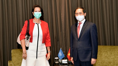 Việt Nam tiếp đặc phái viên Tổng thư ký Liên Hiệp Quốc về Myanmar - Ảnh 1. Việt Nam tiếp đặc phái viên Tổng thư ký Liên Hiệp Quốc về Myanmar - Ảnh 1.