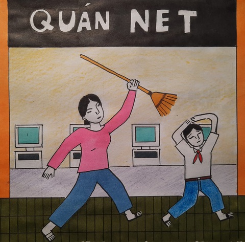 Xúc động tình mẫu tử trong mắt những họa sĩ thiết kế trẻ - Ảnh 4. Xúc động tình mẫu tử trong mắt những họa sĩ thiết kế trẻ - Ảnh 4.