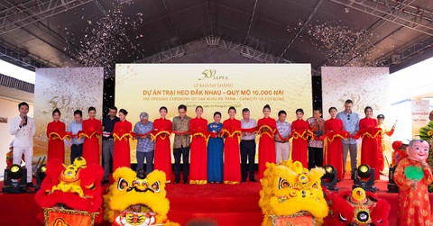 Japfa khánh thành trại heo Đắk Nhau quy mô 10.000 nái - Ảnh 1. Japfa khánh thành trại heo Đắk Nhau quy mô 10.000 nái - Ảnh 1.