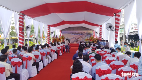 Phó chủ tịch nước Võ Thị Ánh Xuân dự lễ khánh thành cầu Nguyễn Thái Học - Ảnh 1. Phó chủ tịch nước Võ Thị Ánh Xuân dự lễ khánh thành cầu Nguyễn Thái Học - Ảnh 1.