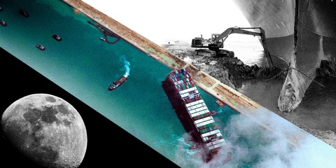 Chuyện giờ mới kể về chiến dịch cứu tàu khổng lồ Ever Given ở Suez - Ảnh 1. Chuyện giờ mới kể về chiến dịch cứu tàu khổng lồ Ever Given ở Suez - Ảnh 1.