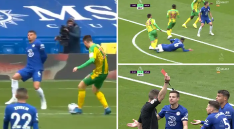 Thiago Silva bị thẻ đỏ, Chelsea thảm bại trước West Brom - Ảnh 2. Thiago Silva bị thẻ đỏ, Chelsea thảm bại trước West Brom - Ảnh 2.