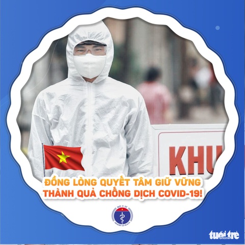 Bộ Y tế kêu gọi thay ảnh đại diện Quyết tâm giữ vững thành quả chống dịch COVID-19 - Ảnh 1. Bộ Y tế kêu gọi thay ảnh đại diện Quyết tâm giữ vững thành quả chống dịch COVID-19 - Ảnh 1.