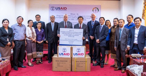 Lào thêm 85 ca COVID-19 trong cộng đồng, các biện pháp hạn chế bước đầu có hiệu quả - Ảnh 1. Lào thêm 85 ca COVID-19 trong cộng đồng, các biện pháp hạn chế bước đầu có hiệu quả - Ảnh 1.