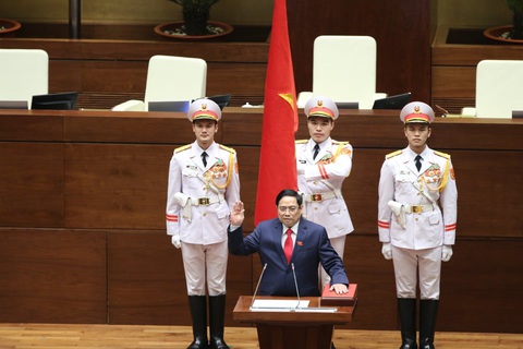 Ông Phạm Minh Chính tuyên thệ nhậm chức Thủ tướng Chính phủ - Ảnh 1. Ông Phạm Minh Chính tuyên thệ nhậm chức Thủ tướng Chính phủ - Ảnh 1.