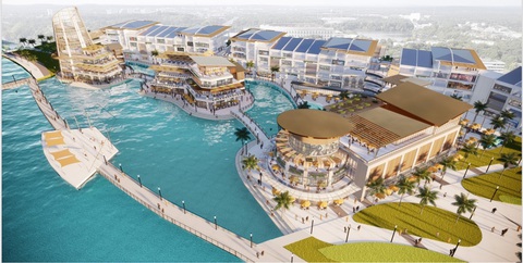 Xây dựng đại trung tâm thương mại trên mặt nước tại Ecopark - Ảnh 1. Xây dựng đại trung tâm thương mại trên mặt nước tại Ecopark - Ảnh 1.