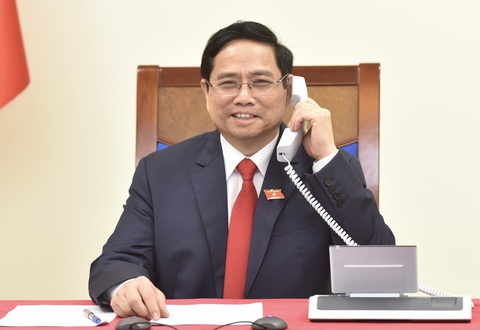 Thủ tướng Phạm Minh Chính điện đàm với thủ tướng Lào, Campuchia - Ảnh 1. Thủ tướng Phạm Minh Chính điện đàm với thủ tướng Lào, Campuchia - Ảnh 1.