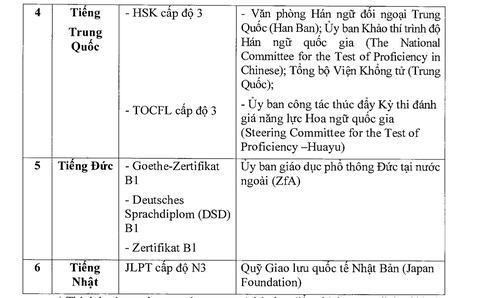 Những trường hợp được miễn thi ngoại ngữ kỳ thi tốt nghiệp THPT - Ảnh 3. Những trường hợp được miễn thi ngoại ngữ kỳ thi tốt nghiệp THPT - Ảnh 3.