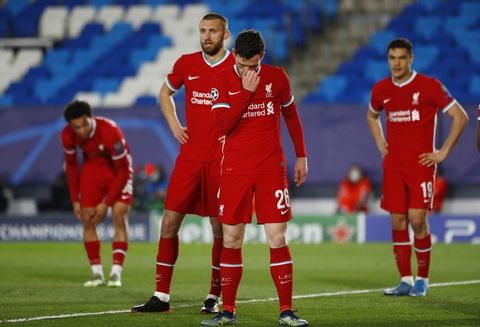 Phòng ngự tồi tệ, Liverpool thua Real Madrid 1-3 - Ảnh 1. Phòng ngự tồi tệ, Liverpool thua Real Madrid 1-3 - Ảnh 1.