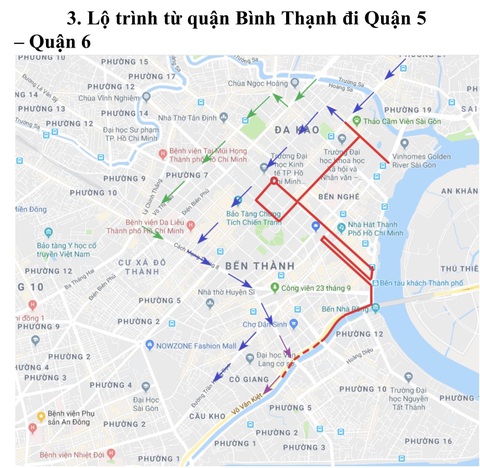 Điều chỉnh giao thông khu vực trung tâm TP.HCM cho giải marathon quốc tế - Ảnh 3. Điều chỉnh giao thông khu vực trung tâm TP.HCM cho giải marathon quốc tế - Ảnh 3.