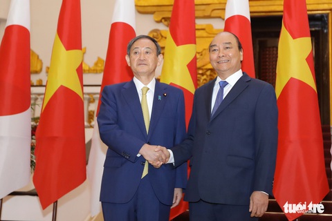 Chủ tịch Nguyễn Xuân Phúc điện đàm với Thủ tướng Nhật Bản Suga Yoshihide - Ảnh 1. Chủ tịch Nguyễn Xuân Phúc điện đàm với Thủ tướng Nhật Bản Suga Yoshihide - Ảnh 1.