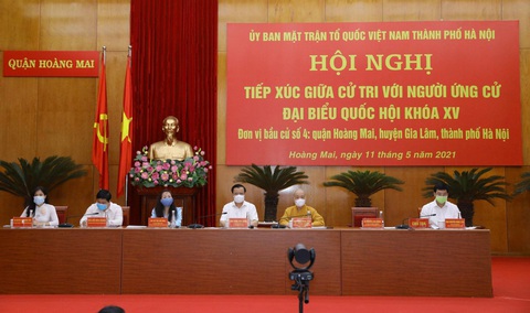 Bí thư Hà Nội Đinh Tiến Dũng hứa gương mẫu và gắn bó mật thiết với cử tri - Ảnh 2. Bí thư Hà Nội Đinh Tiến Dũng hứa gương mẫu và gắn bó mật thiết với cử tri - Ảnh 2.