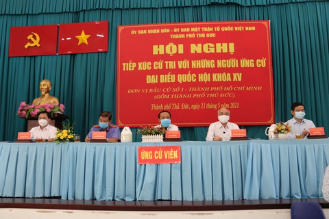Ứng cử viên đại biểu Quốc hội cam kết hiến kế cơ chế phát triển TP Thủ Đức - Ảnh 1. Ứng cử viên đại biểu Quốc hội cam kết hiến kế cơ chế phát triển TP Thủ Đức - Ảnh 1.