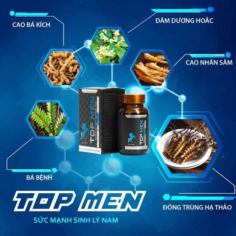 Top Men - thực phẩm bảo vệ sức khỏe nam giới - Ảnh 1. Top Men - thực phẩm bảo vệ sức khỏe nam giới - Ảnh 1.