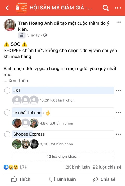 J&T Express được bình chọn là đơn vị giao hàng yêu thích trên sàn Shopee - Ảnh 1. J&T Express được bình chọn là đơn vị giao hàng yêu thích trên sàn Shopee - Ảnh 1.