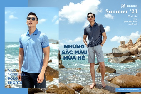Polo Khatoco - Những sắc màu mùa hè - Ảnh 1. Polo Khatoco - Những sắc màu mùa hè - Ảnh 1.