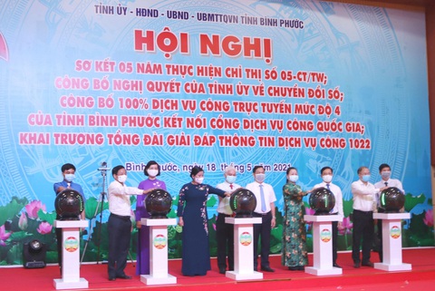 Bình Phước: 100% dịch vụ công trực tuyến mức độ 4 kết nối với Cổng dịch vụ công quốc gia - Ảnh 1. Bình Phước: 100% dịch vụ công trực tuyến mức độ 4 kết nối với Cổng dịch vụ công quốc gia - Ảnh 1.