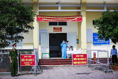 Hòa Bình tổ chức diễn tập bỏ phiếu bầu cử tại các điểm cách ly - Ảnh 3. Hòa Bình tổ chức diễn tập bỏ phiếu bầu cử tại các điểm cách ly - Ảnh 3.