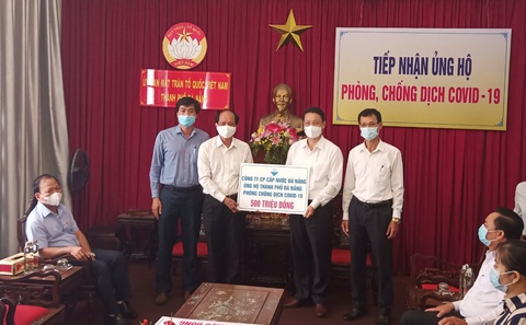 Dawaco, DMT ủng hộ Đà Nẵng 1 tỷ đồng phòng chống dịch COVID-19 - Ảnh 1. Dawaco, DMT ủng hộ Đà Nẵng 1 tỷ đồng phòng chống dịch COVID-19 - Ảnh 1.